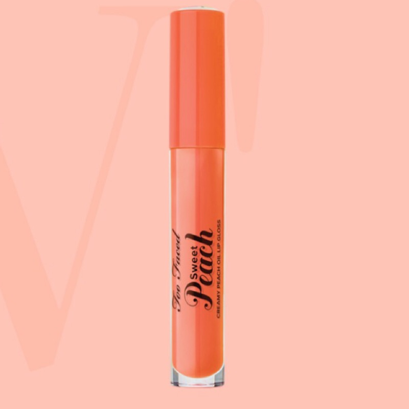 Too faced 蜜桃 唇釉 唇蜜 SWEET PEACH CREAMY PEACH OIL LIP GLOSS