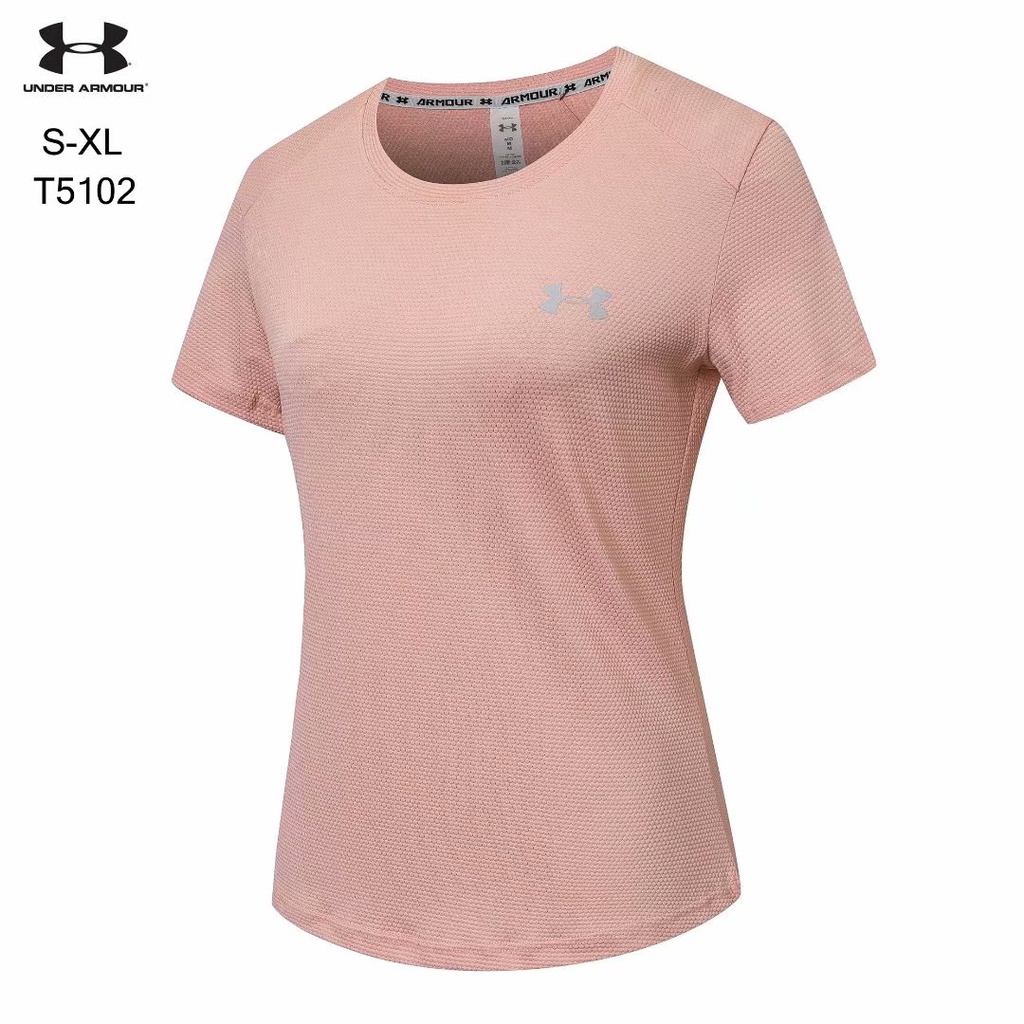 UnderArmour UA運動短袖女 T恤 短袖T恤 女上衣 短袖 透氣 彈力 涼感衣 訓練健身 運動 慢跑 籃球衣