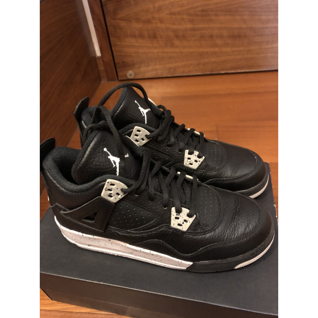 Nike Air Jordan 4 Retro GS Oreo 4 近全新 女鞋