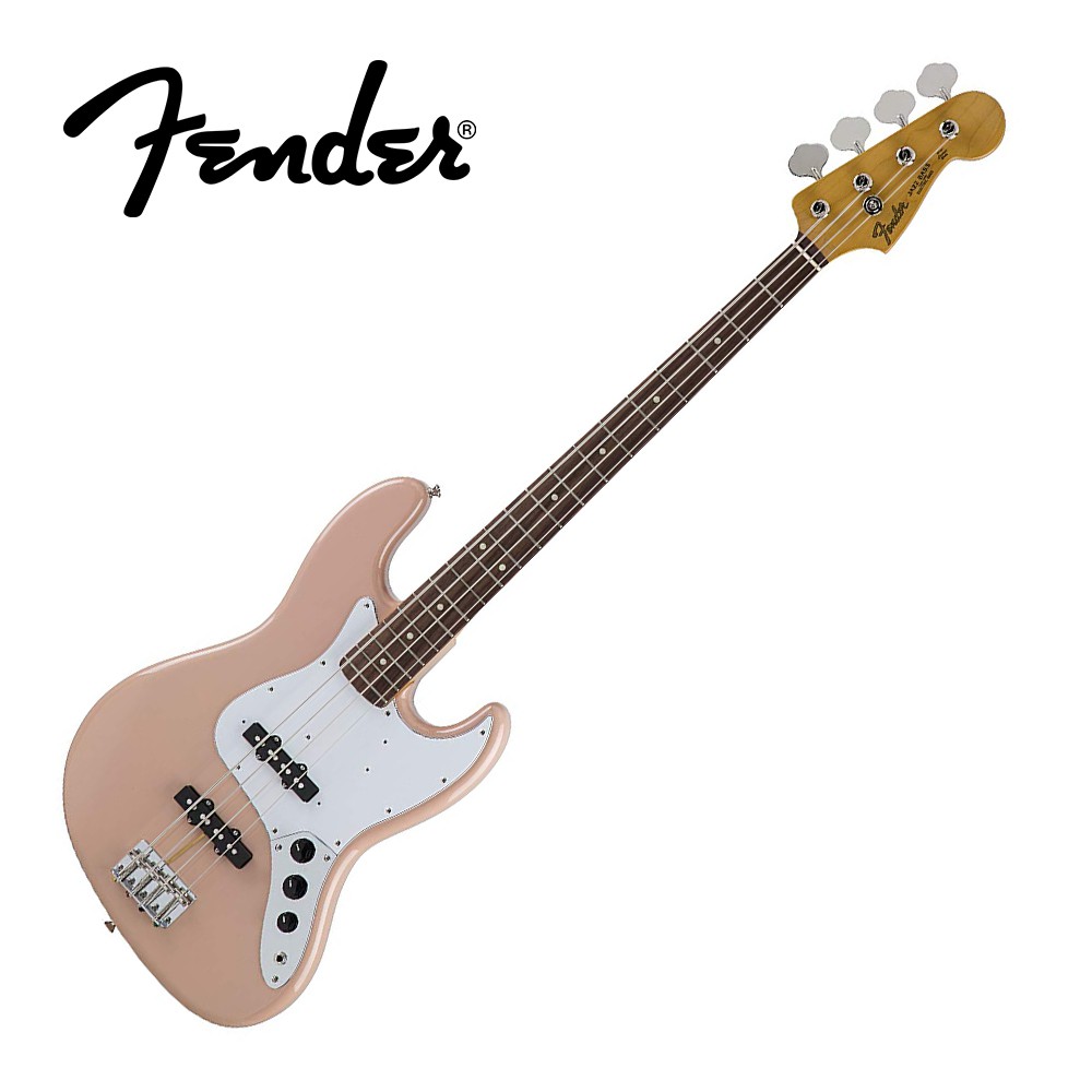 Fender MIJ Traditional 60s Jazz Bass RW FPK 電貝斯 粉紅款【敦煌樂器】