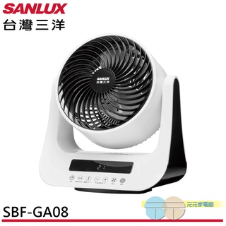 SANLUX 台灣三洋 8吋 靜音節能 DC智慧循環扇 3D自動擺頭 SEF-GA08