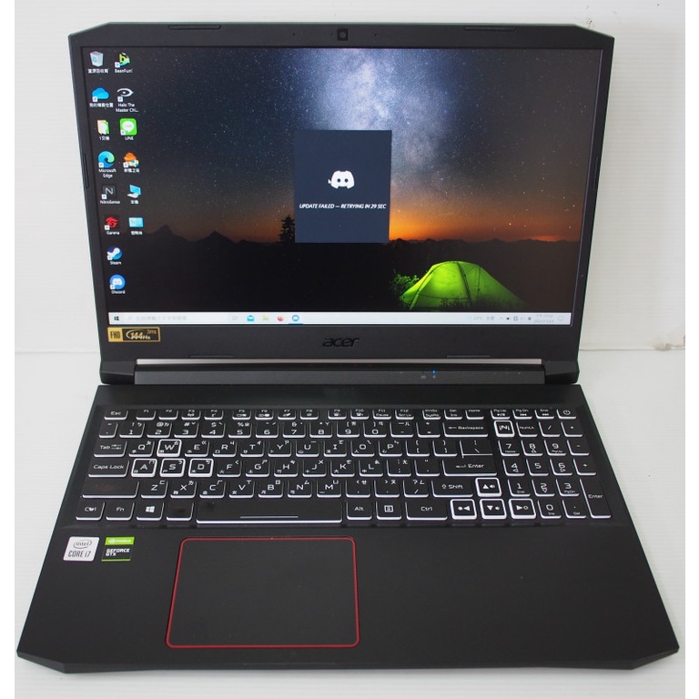 買不到半年 Acer AN515-55-78ZQ電競 (i7-10750H/GTX1650Ti/8G/512G SSD)