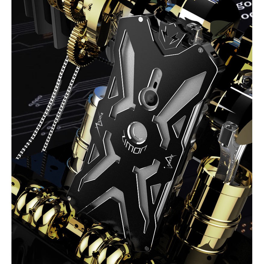 【Zimon】適用於索尼XZ3金屬殼 適用於索尼Xperia XZ3手機殼 適用於索尼xperia xz3金屬防摔保護套