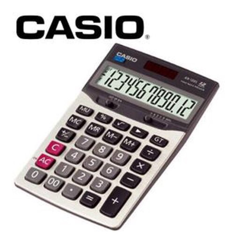 CASIO卡西歐 12位元 金屬面板商用計算機 AX-120S