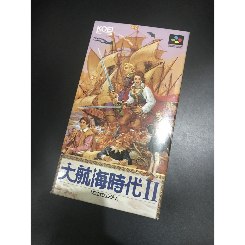 Sfc 超級任天堂正版遊戲日版盒裝大航海時代２ 近新品 蝦皮購物