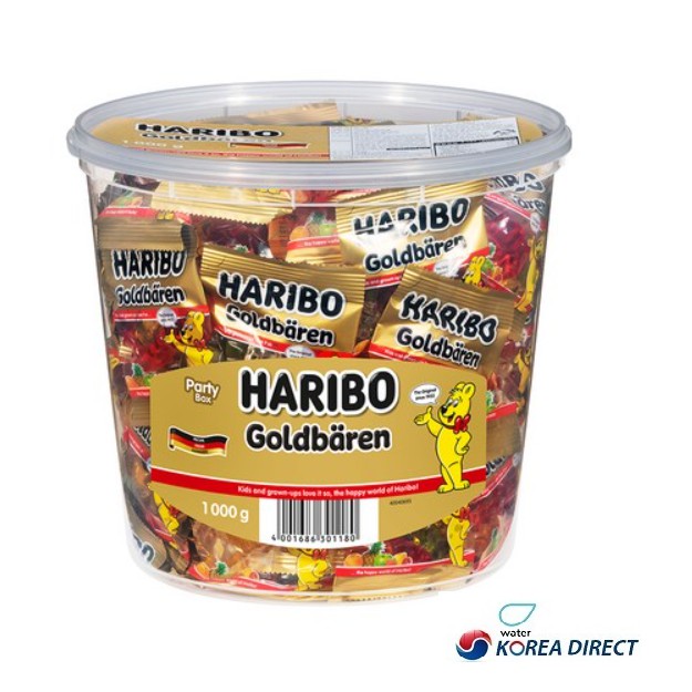 韓國直送  HARIBO Goldbaren水果味果凍軟糖1000g 現貨