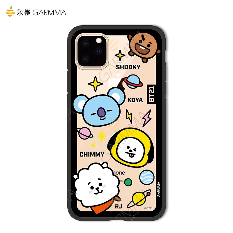 BT21防彈少年團iPhone 11鋼化玻璃手機殼蘋果11Pro Max保護套防摔蘋果11Pro潮11