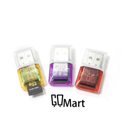 【QQMart】小鑽石 Micro SD USB 2.0 讀卡機 TF 高速 讀卡器 寶石 記憶卡