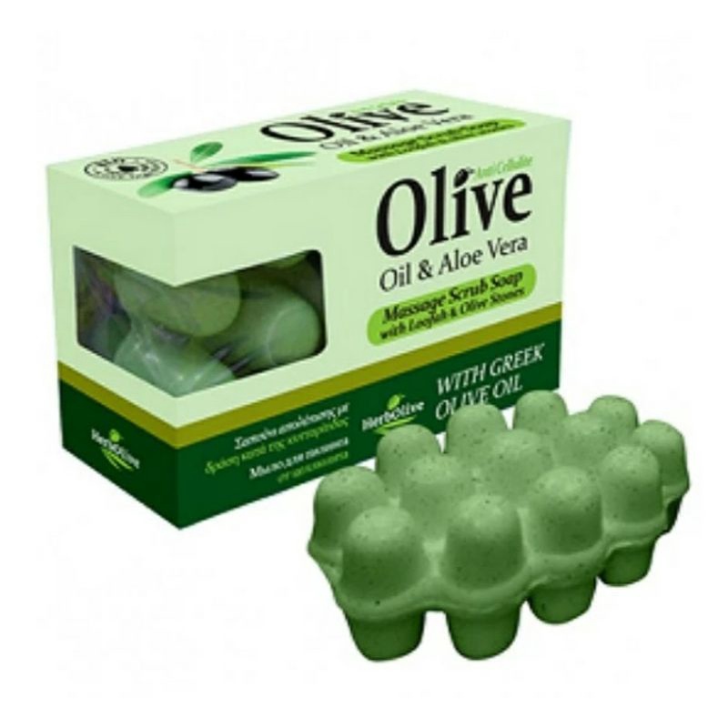 希臘 HerbOlive 有機橄欖油 蘆薈按摩皂 100g