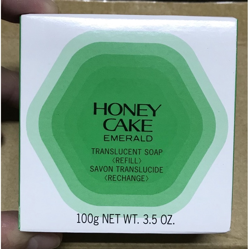 資生堂 Honey Cake 翠綠香皂100g