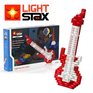 【樂GO】免運特價 Light Stax 亮亮積木 吉他3合1 創意LED積木 Liberty 禮物 熱銷 原廠正版