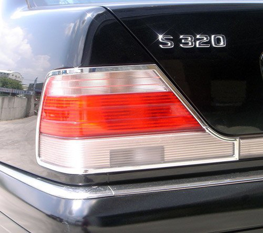IDFR ODE 汽車精品 BENZ 賓士 S W140 94-98 鍍鉻後燈框 電鍍後燈框