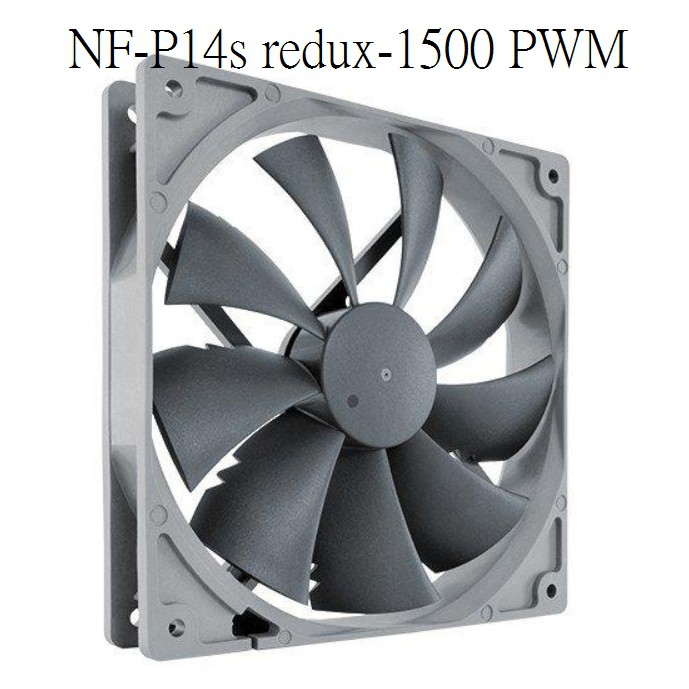 小白的生活工場*Noctua NF-P14s redux-1500 復刻雋永經典版PWM風扇(140mm方形扇框)