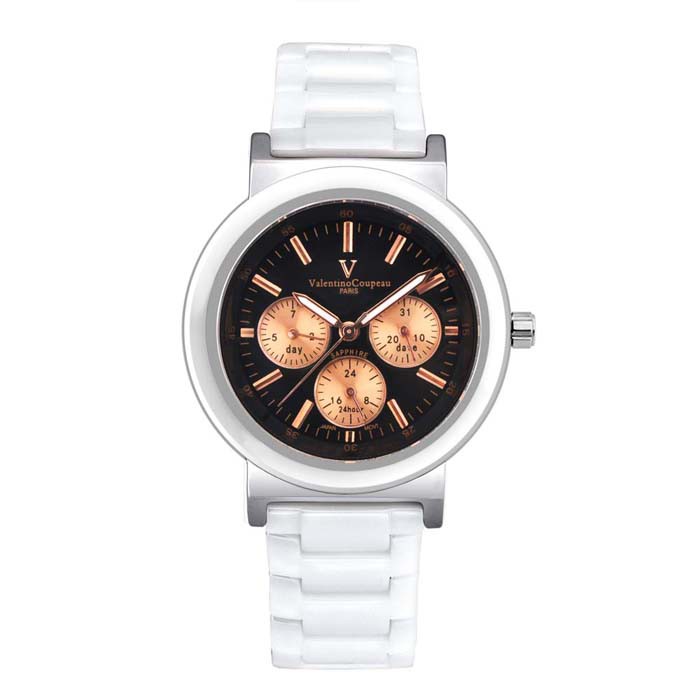 🐻被被熊🐻總代理貨 范倫鐵諾古柏 Valentino Coupeau 香榭 三眼 陶瓷 腕錶 手錶 手表 19