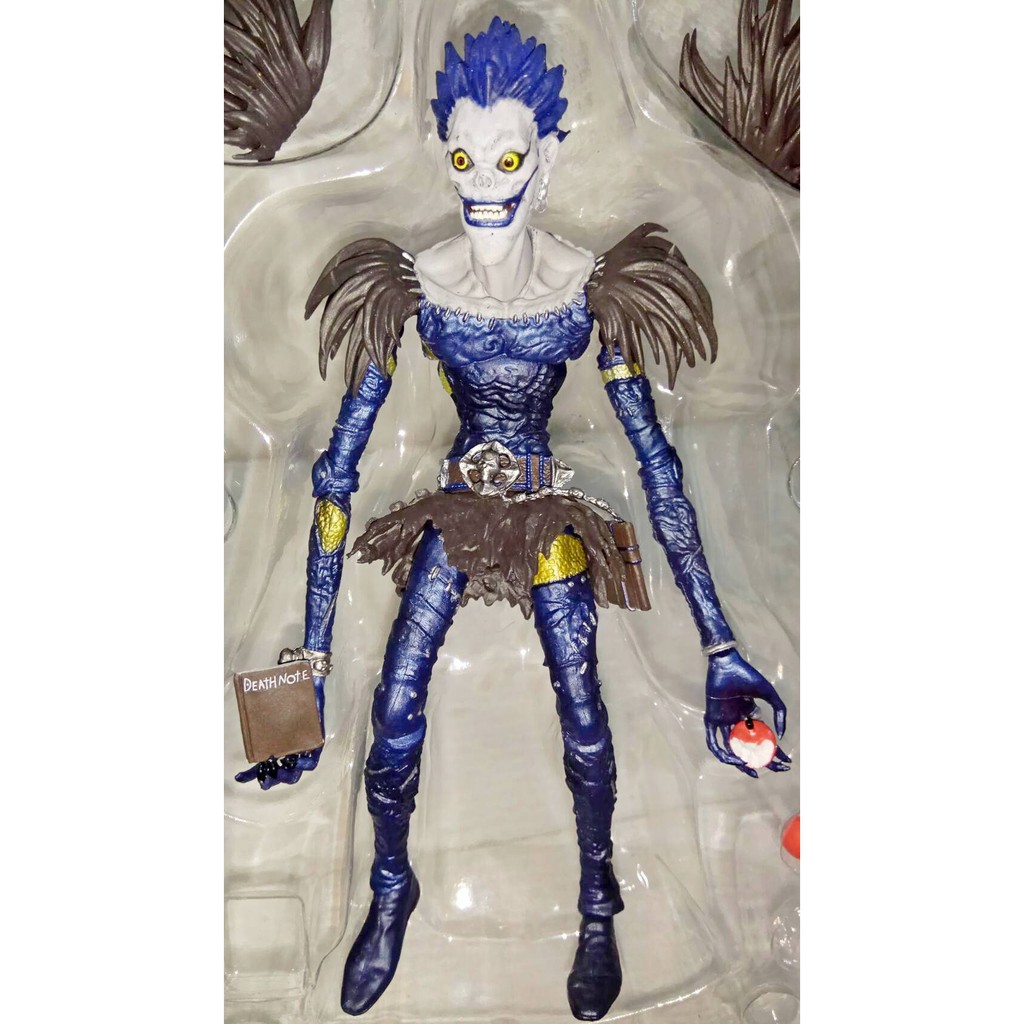 路克死神ryuk Figma 009 Death Note 蘋果死亡筆記本夜神月公仔18 盒27x17x10 蝦皮購物