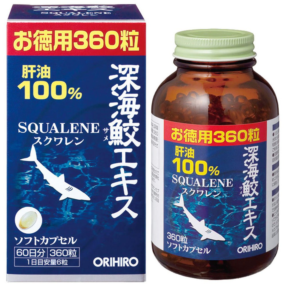 💖 24小時出貨 💯日本正品 ORIHIRO 魚肝油 深海鮫魚肝油 360粒入