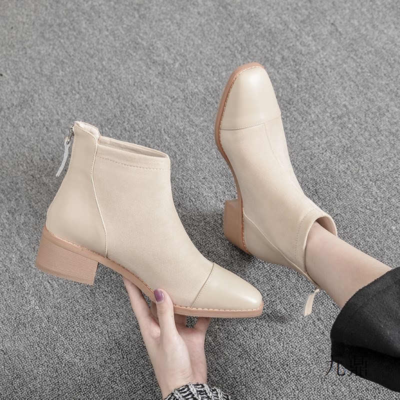 裸踝靴杏色的價格推薦 22年1月 比價比個夠biggo