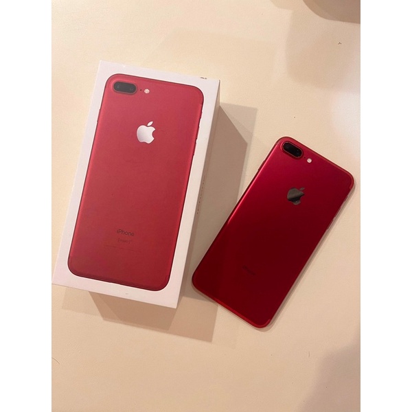 二手狀況很好 iphone7 plus 128g 紅色 功能正常 保存良好