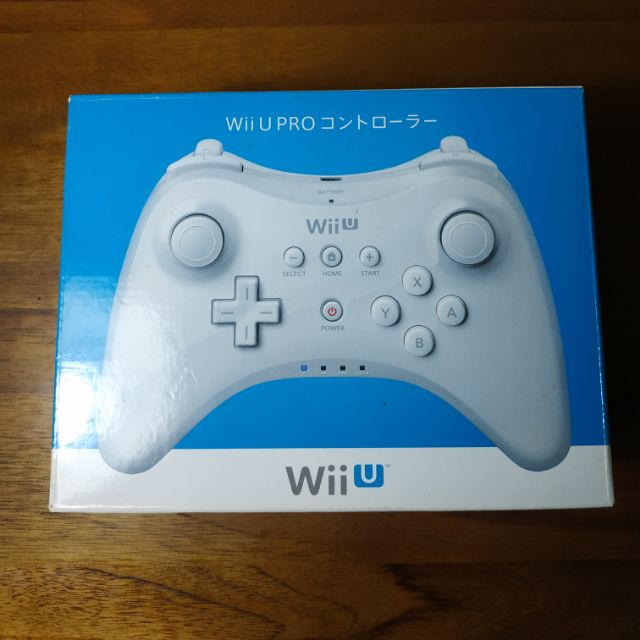正版任天堂Nintendo Wii U PRO 遊戲搖桿 白色款