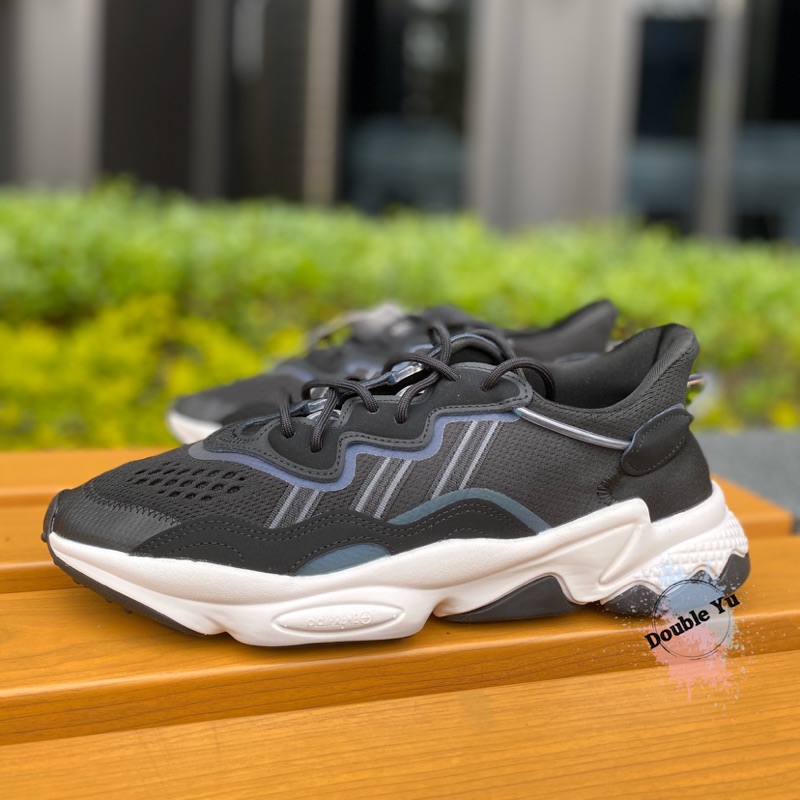 Dy Adidas Og Ozweego 黑白復古慢跑反光無車縫編織休閒霓虹男鞋eh10 蝦皮購物