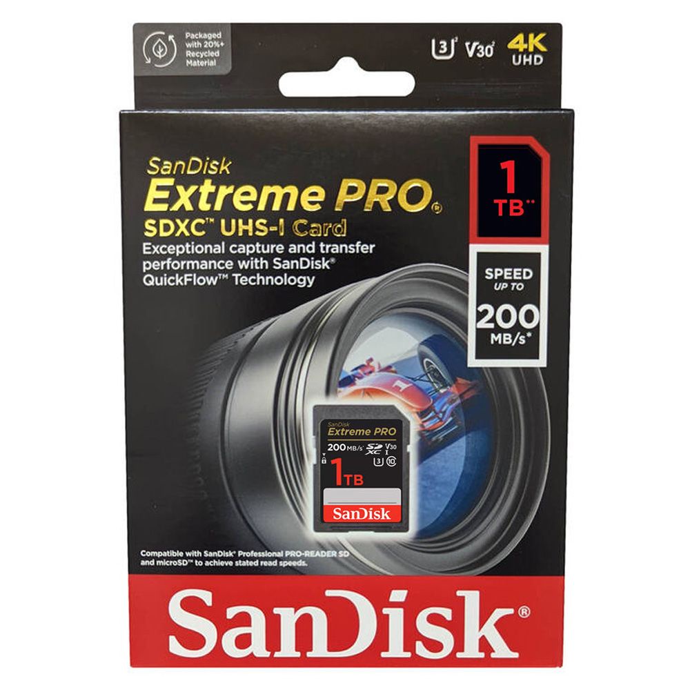 閃迪 SanDisk 1TB Extreme PRO SDXC UHS-I 記憶卡 (200MB/s)(平行進口)