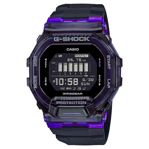 CASIO 卡西歐 G-SHOCK (GBD-200SM-1A6)【台灣原廠公司貨】G-SQUAD 藍牙運動防水電子錶