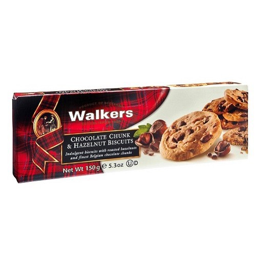 【WALKERS】巧克力榛果餅乾 150克-City'super