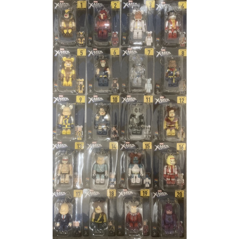 🔥現貨🔥BE@RBRICK MARVEL X-Man 庫柏力克熊 一番賞 快樂賞