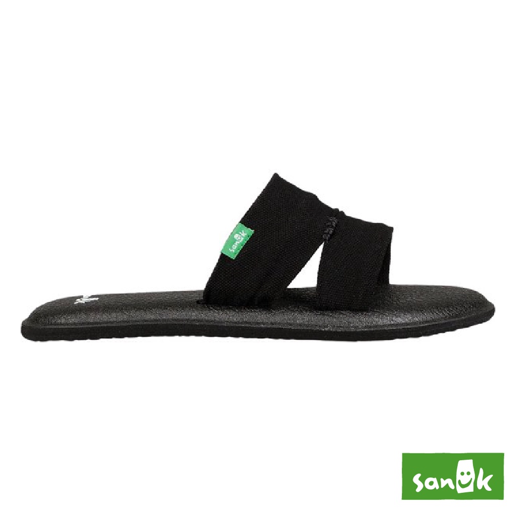 【福利品】美國 SANUK 素色瑜珈墊涼鞋 女款 1099407 BLK
