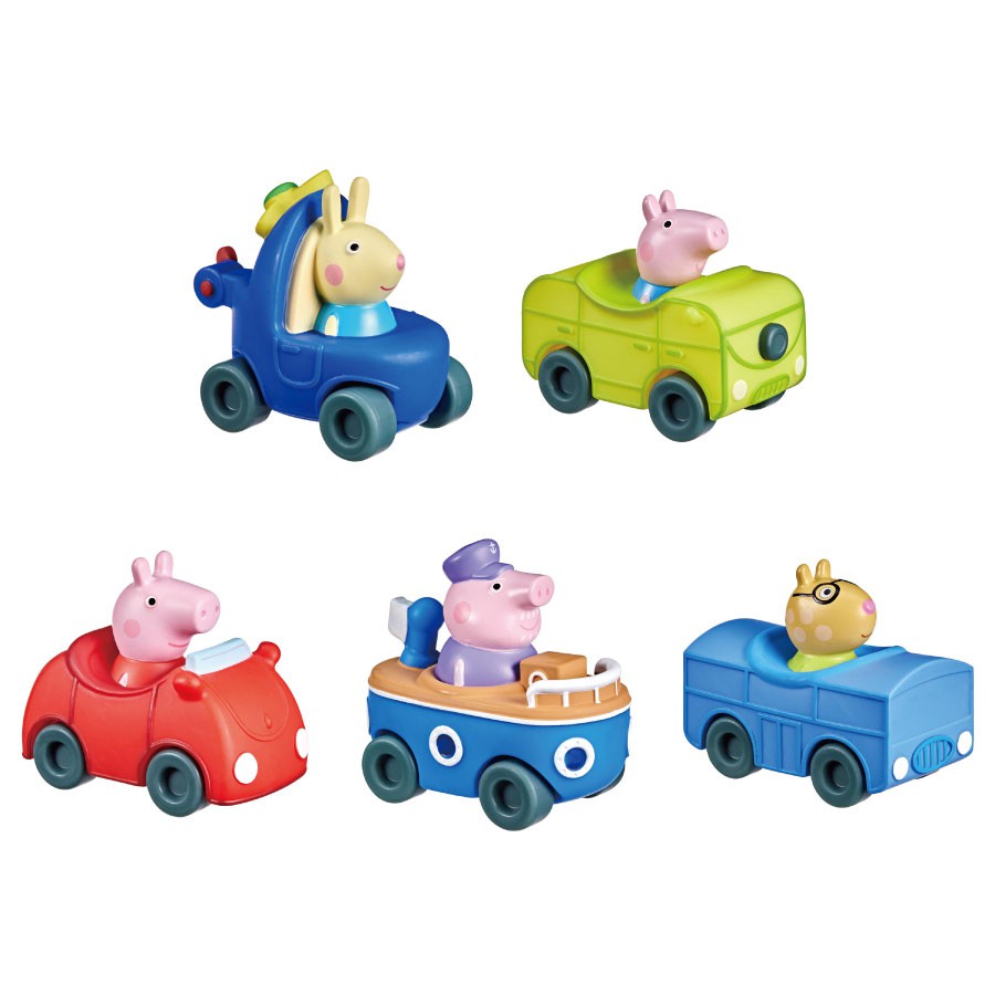 Peppa Pig粉紅豬小妹 小車車公仔組- 隨機發貨 ToysRUs玩具反斗城