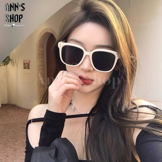 🍒Ann’s Shop🍒二月新款—韓系高階感顯瘦大方框墨鏡 時髦 韓國 小紅書熱賣 眼鏡 太陽眼鏡 百搭 鉚釘 抗UV
