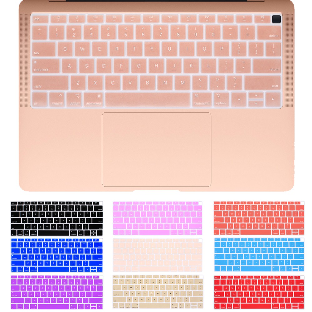 筆記本電腦矽膠鍵盤保護膜防水 2021 適用於 Macbook Pro 14 16 英寸 A2442 A2485 air