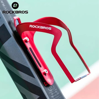 Rockbros 自行車水壺架鋁合金水壺架輕質耐腐蝕支架彈性直徑(60-75mm)