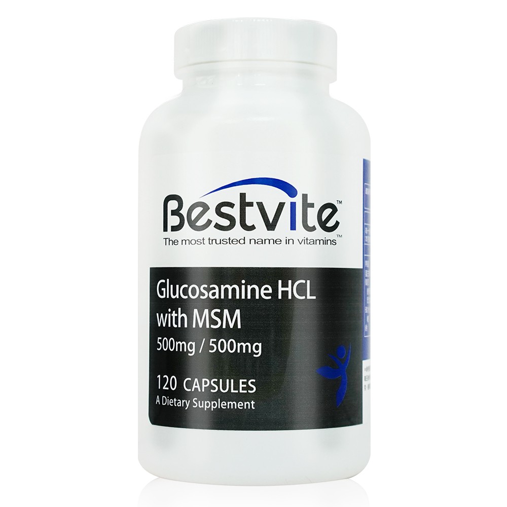 現貨【美國BestVite】必賜力葡萄糖胺+MSM膠囊 (120顆/瓶) 單入/2入/5入 效期2024/12