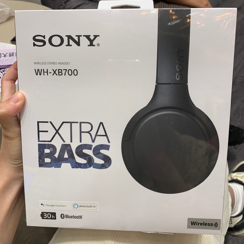Sony WH-XB700 extra bass無線藍芽耳機 耳罩式耳機