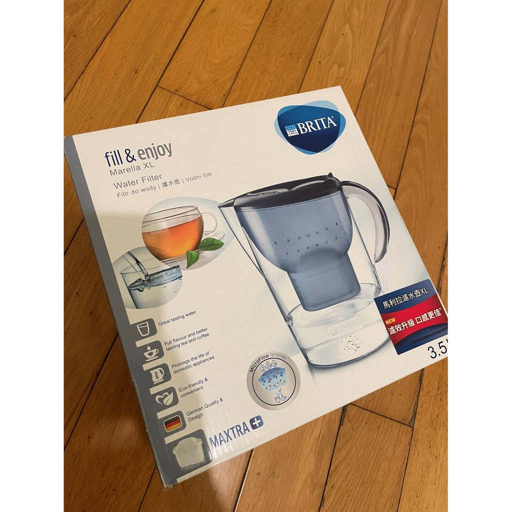 全新 Brita Marella 濾水壺 3.5L 一壺一芯