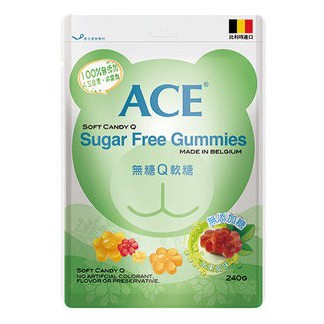 ACE 無糖Q軟糖 48 g / 240 g 公司貨 (實體簽約店面)【立赫藥局】