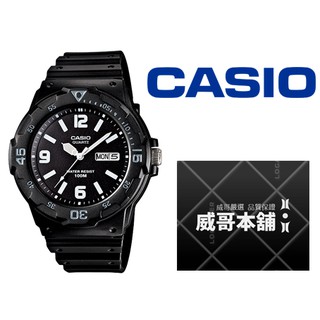 【威哥本舖】Casio台灣原廠公司貨 MRW-200H-1B2 100公尺防水石英錶 MRW-200H