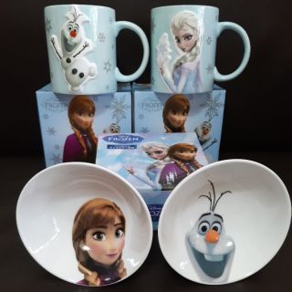 💎日本迪士尼正版 冰雪奇緣 愛莎 安娜 雪寶 艾莎 馬克杯 杯子 茶杯 水杯 咖啡杯 陶瓷杯 陶瓷碗 餐碗 餐具 愛紗