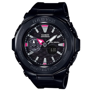 【CASIO】BABY-G 海灘概念風格休閒運動錶 黑X黑框 BGA-225G-1A 臺灣卡西歐保固一年