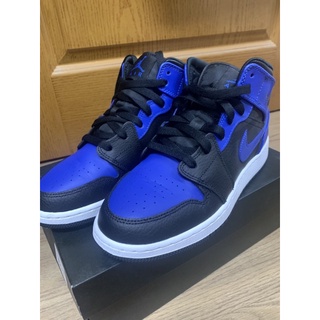 Nike air Jordan 1 mid gs 554725-077 hyper royal（類dunk) 灌籃高手