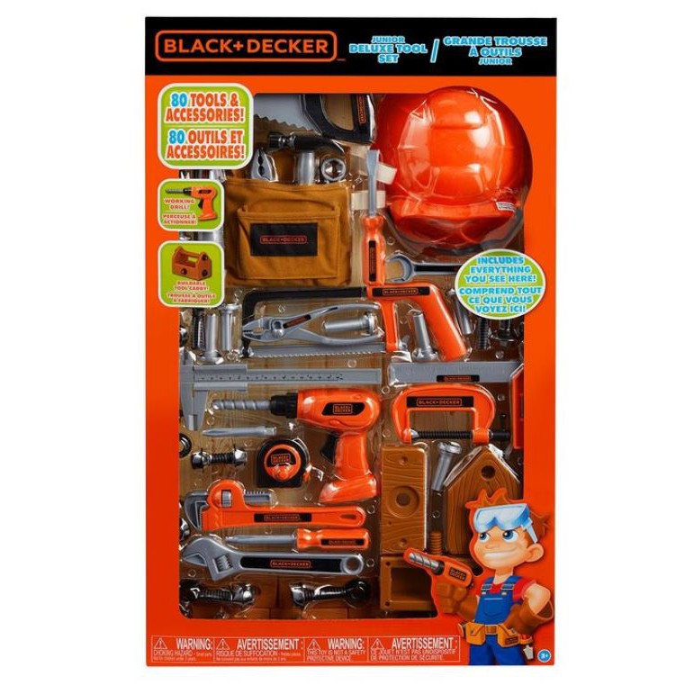 black and decker toy tool set costco