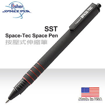 【angel 精品館 】 美國 Fisher太空筆(Space Pen)」按壓式伸縮筆 SST