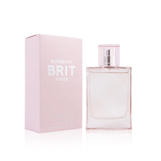 Burberry Brit Sheer粉紅風格女性淡香水(50ml) 鳳梨葉/柚子/葡萄/荔枝/粉紅牡丹/白木/白麝香