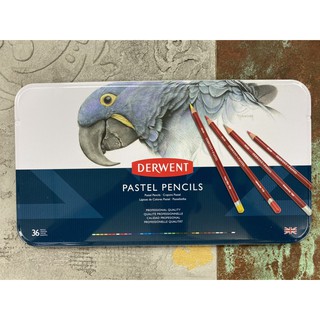 藝城美術~英國DERWENT德爾文 Pastel Pencils 頂級粉彩色鉛筆精緻鐵盒組-36色/24色/12色