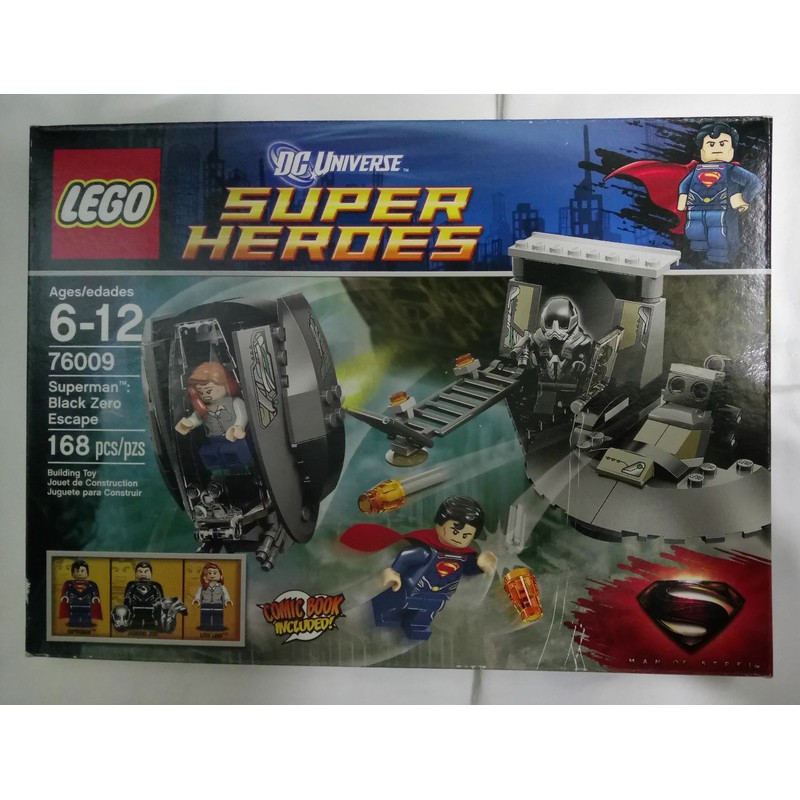 LEGO 樂高 76009 Superman Black Zero Escape DC 超級英雄 超人 美國空運 漫畫
