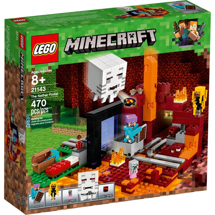 【積木樂園】樂高 LEGO 21143 Minecraft 創世神 The Nether Portal
