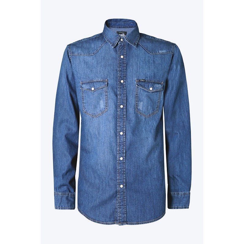 【義大利PMJ】DENIM SHIRT 牛仔襯衫