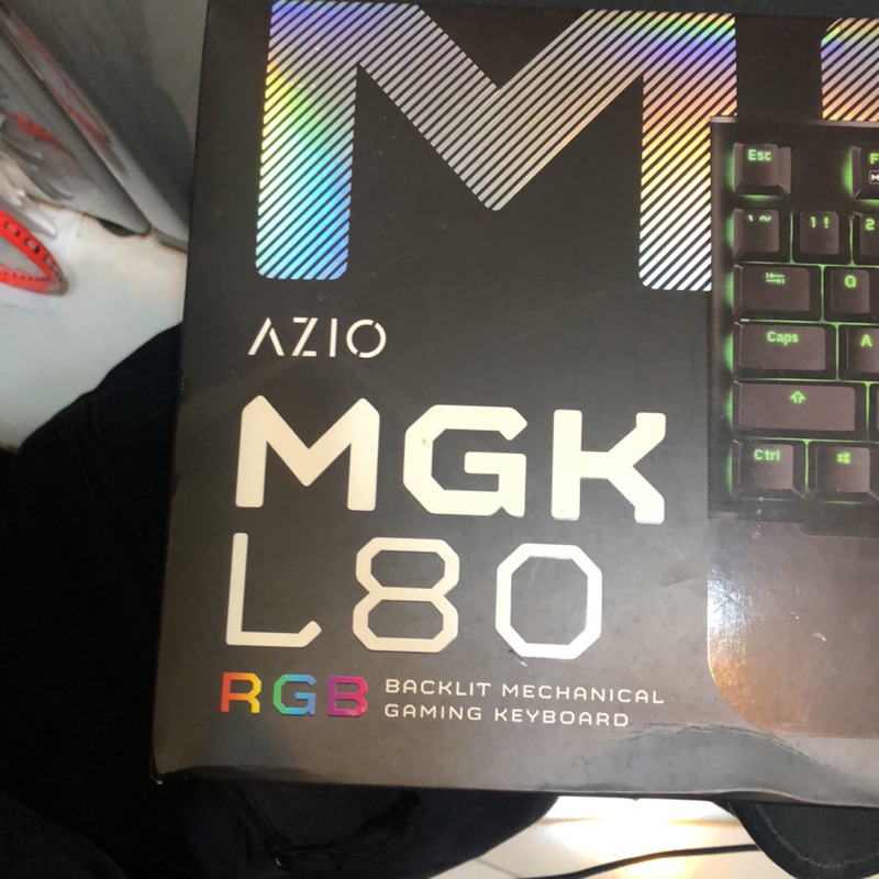 AZIO MGK L80 全彩RGB茶軸