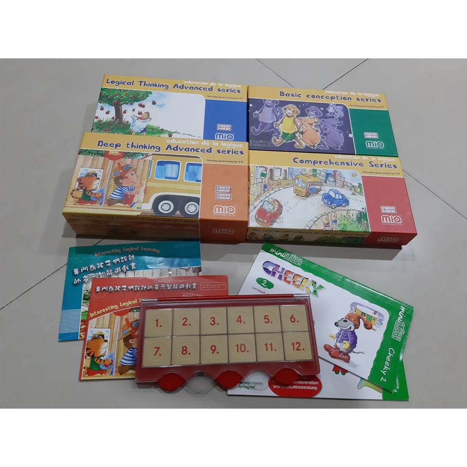 免運 兒童多元智能遊戲書 MIQ德國益智邏輯思考 數字圖案拼板